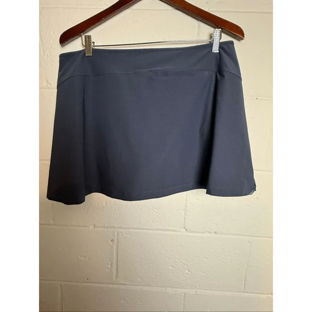 Nike Tour Dri-FIT Flouncy Golf Skirt Thunder Blue Women’s XL Tennis Golf Athleis